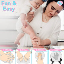 Luna Bean Baby Handprint & Baby Footprint Kit - Fun & Easy DIY Ornament Baby Keepsake Kit for Baby Boys & Girls, Newborn Gift, Baby's First Christmas, New Mom Gifts, Baby Shower Registry, Holiday